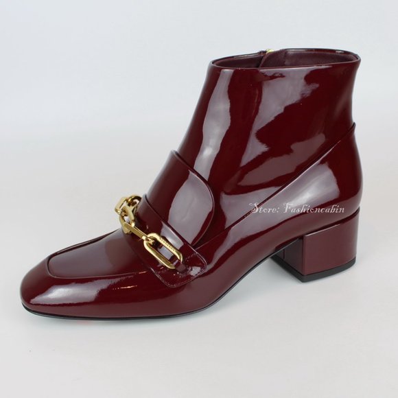 NEW Burberry Patent Leather Booties - Picture 3 of 12